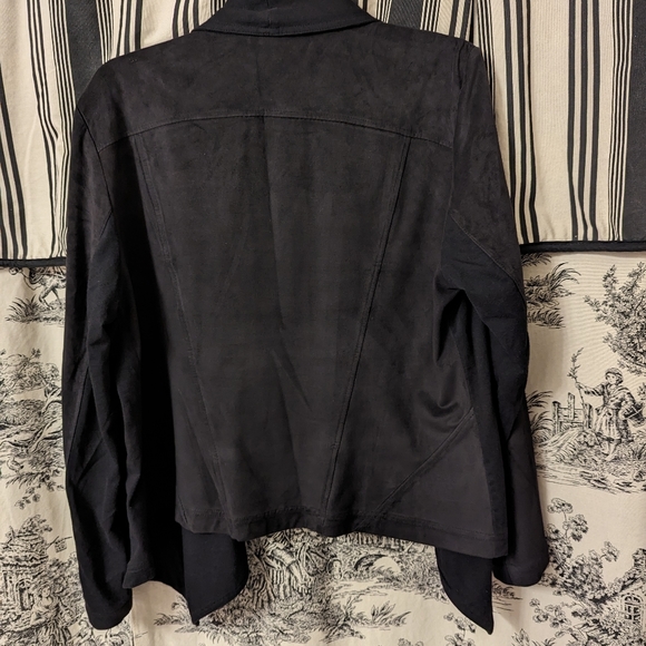 INC-INTERNATIONAL CONCEPTS FAUX SUEDE JACKET - Picture 4 of 4